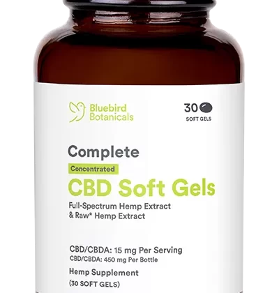 Bluebird Botanicals Complete CBD Oil Capsules