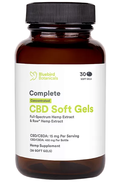Bluebird Botanicals Complete CBD Oil Capsules