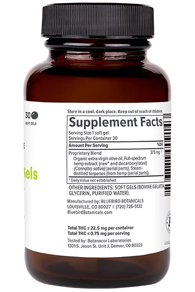Bluebird Botanicals Complete CBD Oil Capsules - Image 2