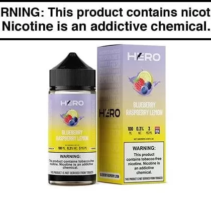 BLUEBERRY RASPBERRY LEMON BY HERO 100ML