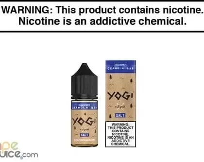 BLUEBERRY GRANOLA BAR BY YOGI E LIQUID SALT 30ML