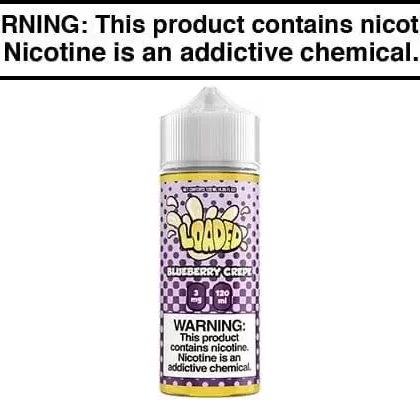 BLUEBERRY CREPE BY LOADED E LIQUID 100ML | 120ML