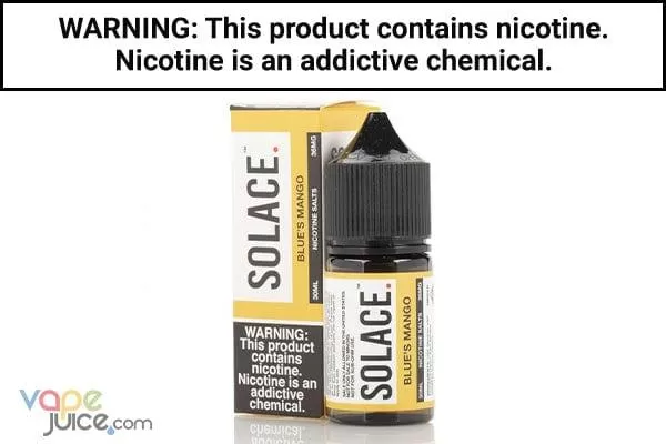 BLUE’S MANGO BY SOLACE NICOTINE SALT 30ML