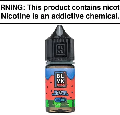 BLUE RAZZ WATERMELON BY BLVK MELON SALT 30ML