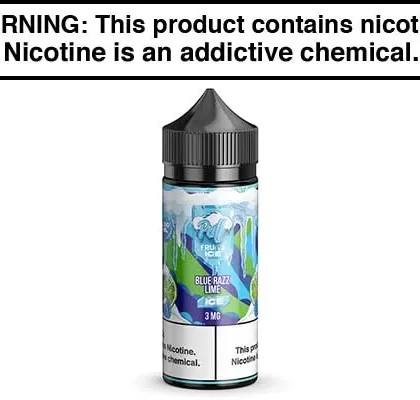 BLUE RAZZ LIME ICE BY PUFF FRUITS 100ML