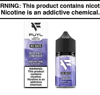 BLUE RAZZ LEMONADE BY FUYL NIC SALTS 30ML