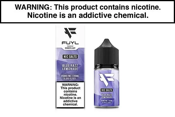 BLUE RAZZ LEMONADE BY FUYL NIC SALTS 30ML