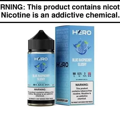 BLUE RASPBERRY SLUSHY BY HERO 100ML