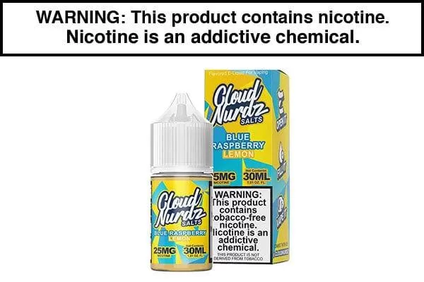BLUE RASPBERRY LEMON BY CLOUD NURDZ SALT 30ML