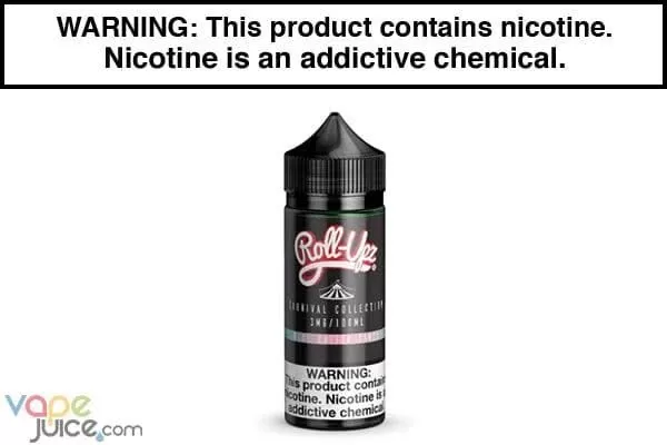 BLUE COTTON CANDY BY CARNIVAL JUICE ROLL UPZ 100ML
