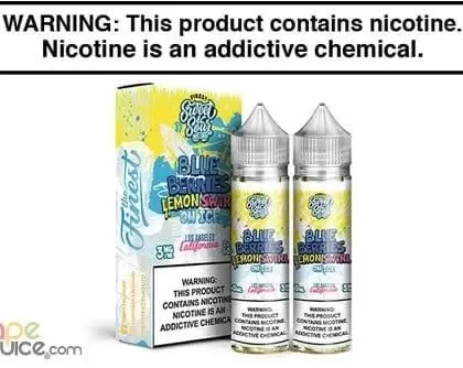 BLUE BERRIES LEMON SWIRL ON ICE BY FINEST SWEET AND SOUR 120ML