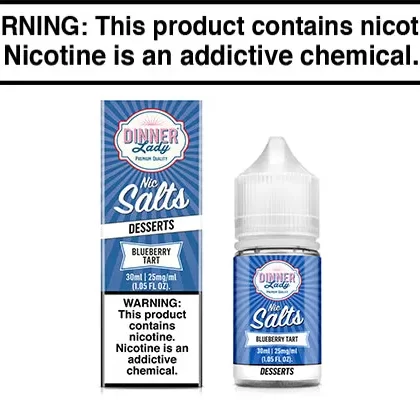 BLUBERRY TART BY DINNER LADY SALTS 30ML