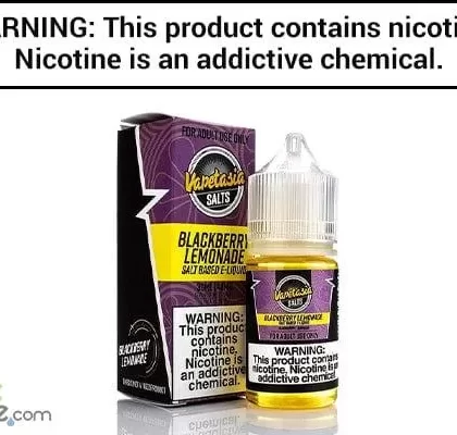 BLACKBERRY LEMONADE BY VAPETASIA SALT 30ML