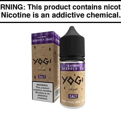 BLACKBERRY GRANOLA BAR BY YOGI SALT 30ML