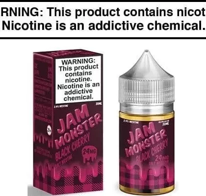 BLACK CHERRY BY JAM MONSTER SALT NIC 30ML