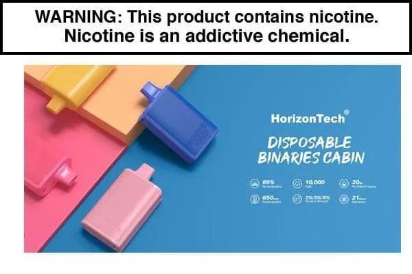 BINARIES CABIN 10,000 PUFF DISPOSABLE BY HORIZONTECH
