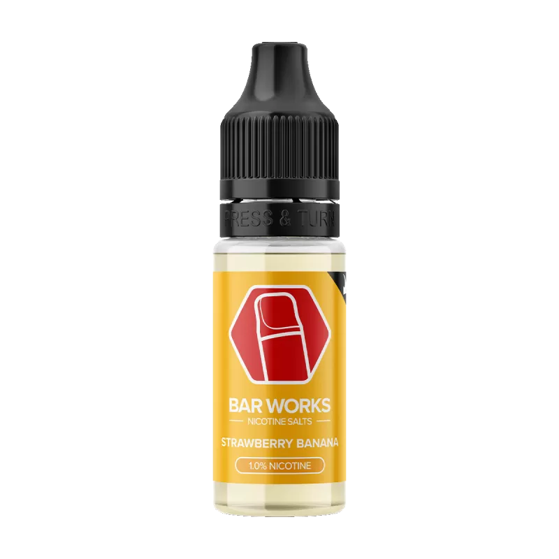 Strawberry Banana Nic Salt by Bar Works - 10ml - 10mg - Image 2
