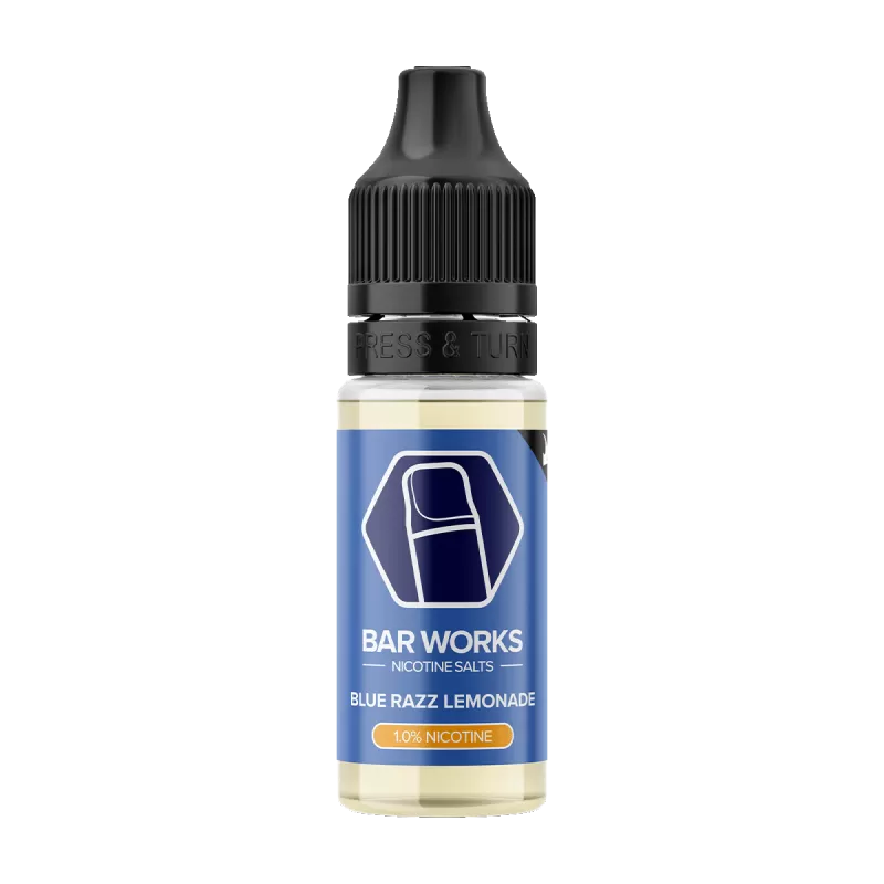 Blue Razz Lemonade Nic Salt by Bar Works - 10ml - 20mg - Image 2