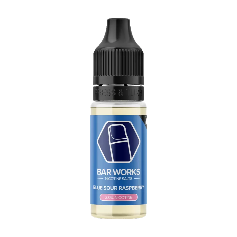 Blue Razz Lemonade Nic Salt by Bar Works - 10ml - 20mg - Image 3