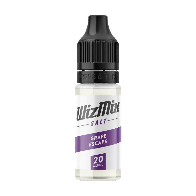 Wizmix Salt Grape Escape - 10ml - 20mg - Image 2