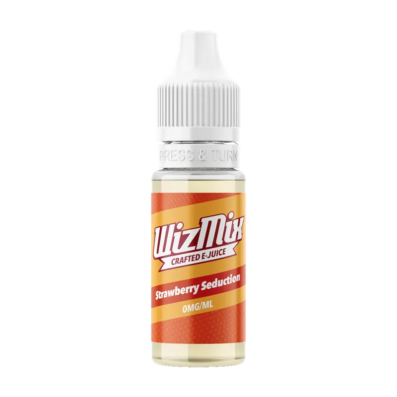 WizMix Strawberry Seduction - 10ml - 0mg (Discontinued)