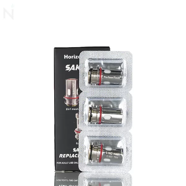 Horizontech Sakerz Replacement Coils - Pack of 3 - Mesh .16ohm - Image 2