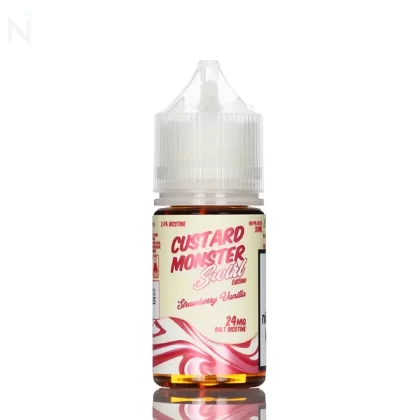 Custard Monster Salt - Strawberry Vanilla Swirl - 24mg