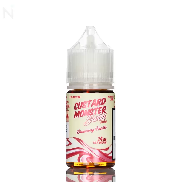 Custard Monster Salt - Strawberry Vanilla Swirl - 24mg
