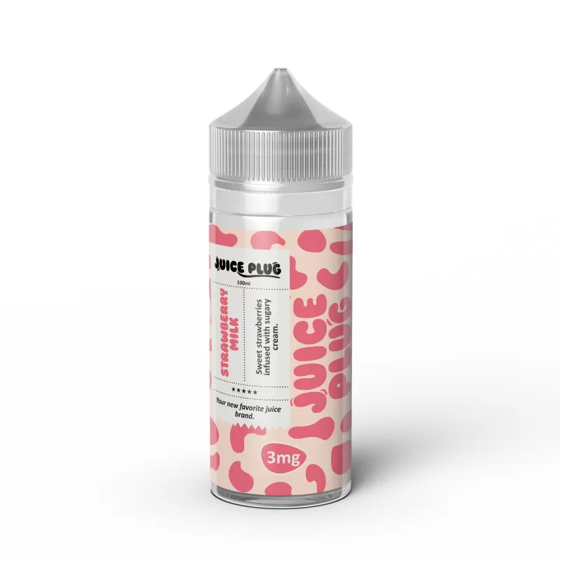 Juice Plug E-Liquid - Strawberry Milk - 100ml - 6mg