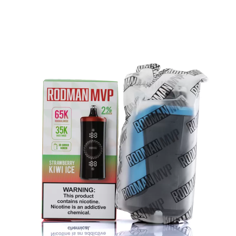 RODMAN MVP 65K Puffs Disposable Vape (USA Edition) - Strawberry Kiwi Ice - Image 3