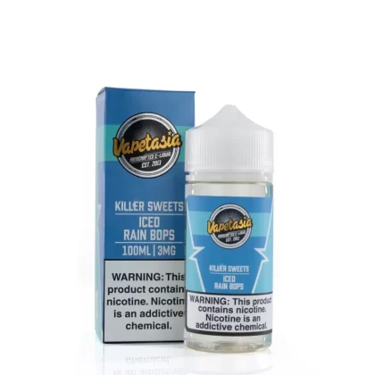 Vapetasia E-Liquid - ICED Rain Bops - 100ml - 3mg