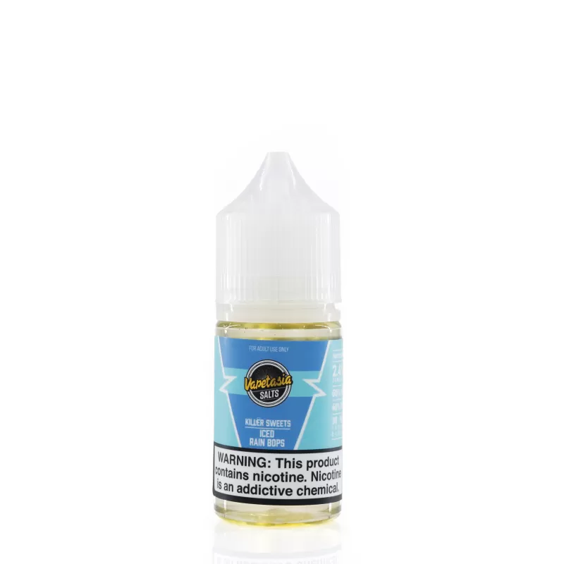 Vapetasia E-Liquid Salt Nic - ICED Rain Bops - 30ml - 48mg - Image 2