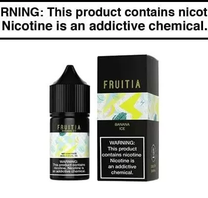BANANA ICE BY FRUITIA SALTS 30ML