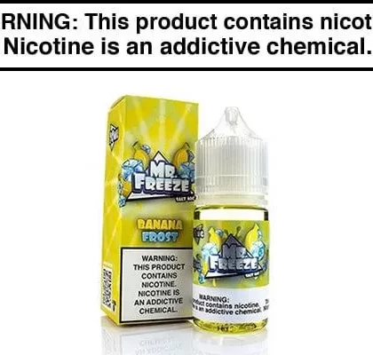 BANANA FROST BY MR. FREEZE SALTS 30ML