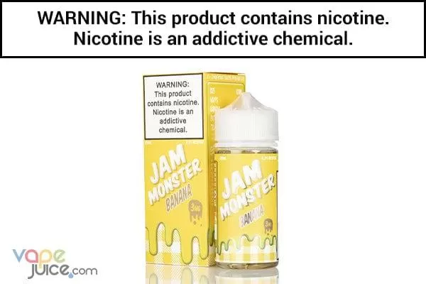 BANANA BY JAM MONSTER 100ML