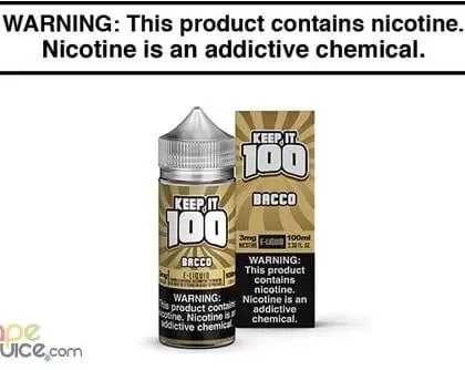 BACCO BY KEEP IT 100 100ML