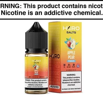 APPLE PEAR FREEZE BY HERO SALTS 30ML