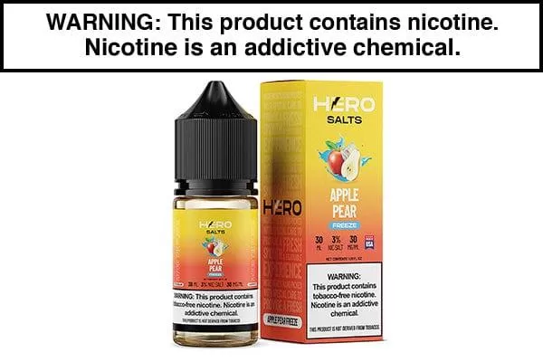 APPLE PEAR FREEZE BY HERO SALTS 30ML