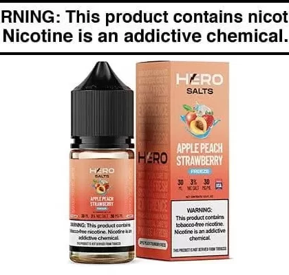 APPLE PEACH STRAWBERRY FREEZE BY HERO SALTS 30ML