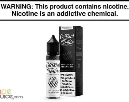 APPLE PEACH STRAWBERRY BY COASTAL CLOUDS 60ML