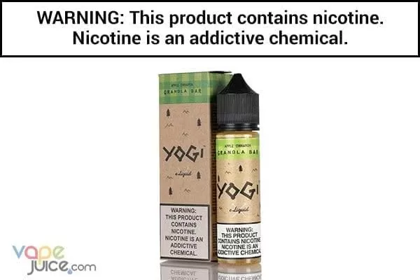 APPLE CINNAMON GRANOLA BY YOGI E LIQUID 60ML