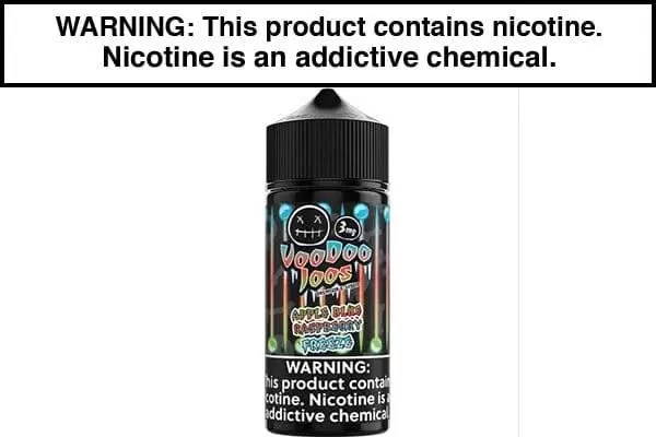 APPLE BLUE RASPBERRY FREEZE BY VOODOO JOOS 100ML