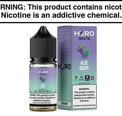 ALOE GRAPE BY HERO SALTS 30ML