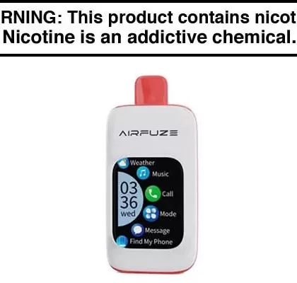 AIRFUZE SMART PHONE DISPOSABLE VAPE – 30,000 PUFFS