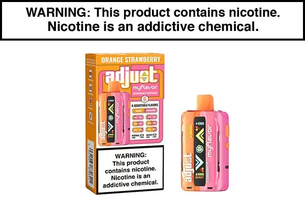 ADJUST MYFLAVOR 40K DISPOSABLE VAPE – 40,000 PUFFS - Image 3