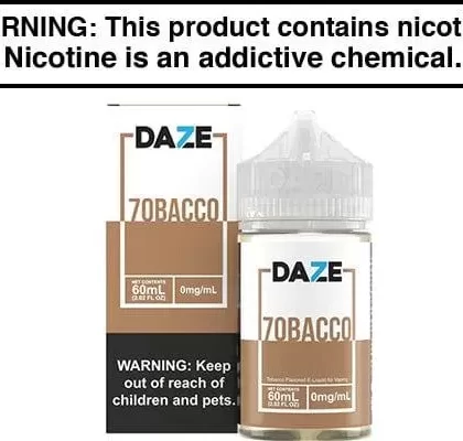 7OBACCO BY 7 DAZE 60ML | 100ML