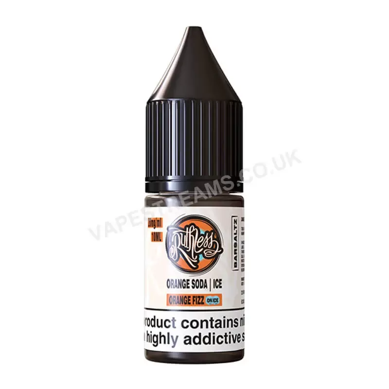 Ruthless Bar Saltz Orange Fizz On Ice Nic Salt E-Liquid