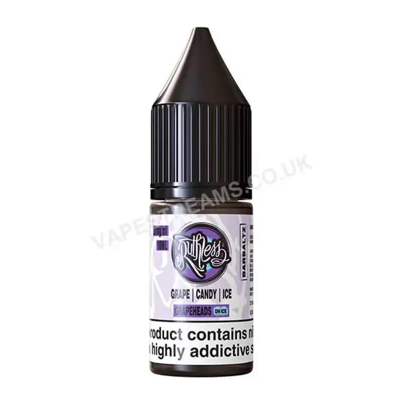 Ruthless Bar Saltz Grapeheads On Ice Nic Salt E-Liquid