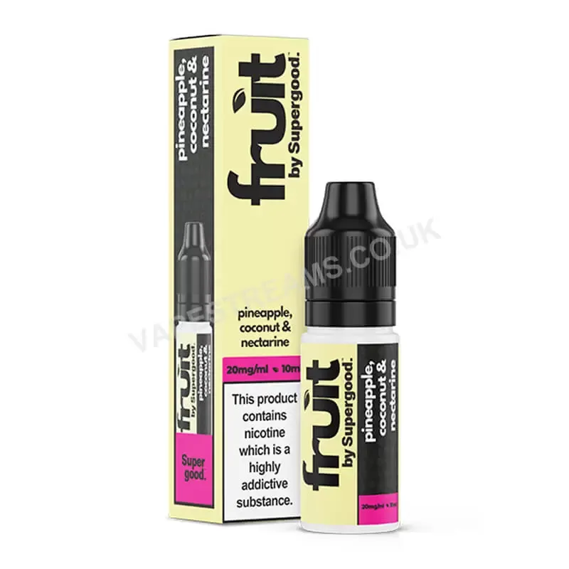 Pineapple Coconut & Nectarine Nic Salt E-Liquid by Supergood Fruit