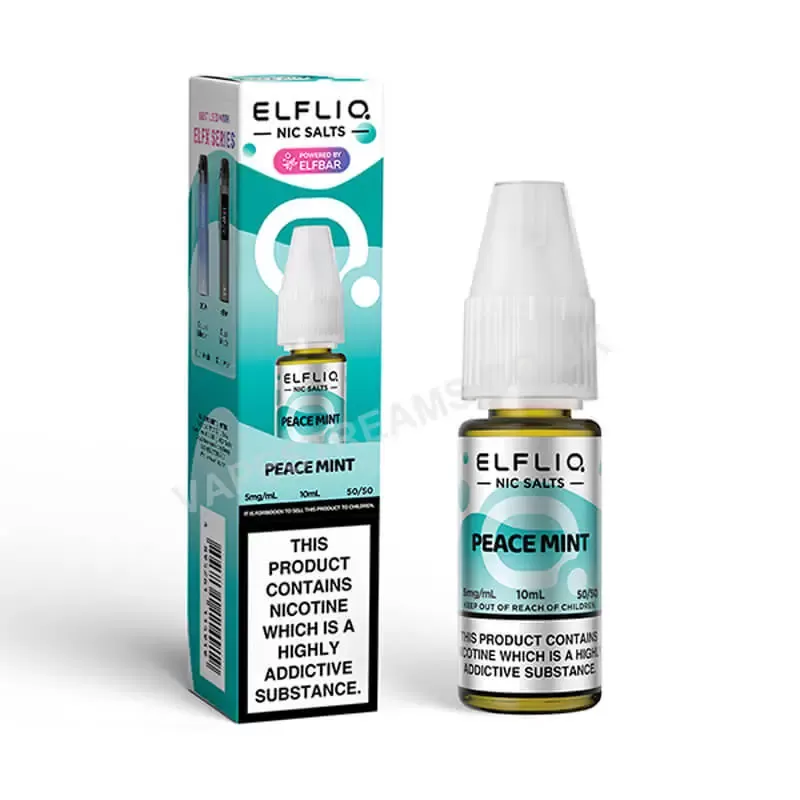 ELFBAR ELFLIQ Peace Mint Nic Salt E-Liquid